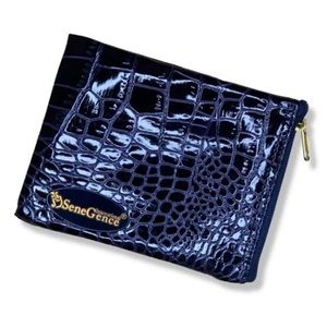 SeneGence LipSense Crocodile Snake Makeup Purse Pouch Case Holder w/ Mirror